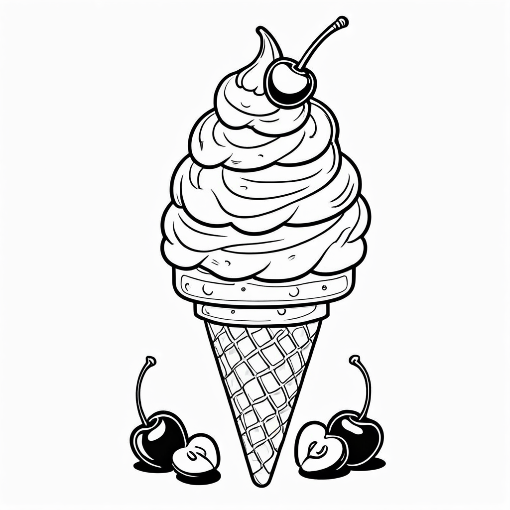 Nature coloring page